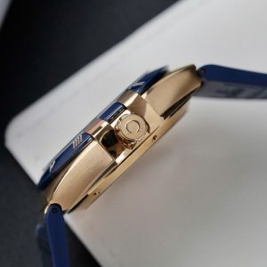 Đồng Hồ Omega Constellation Chế Tác Mặt Xanh Viền Gốm Nhà Máy VS 41mm (2)