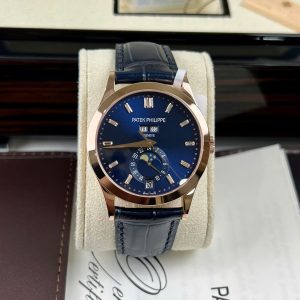 Đồng Hồ Patek Philippe Complications 5396R Chế Tác Bọc Vàng Hồng 18K Mặt Xanh Dương 38 (2)