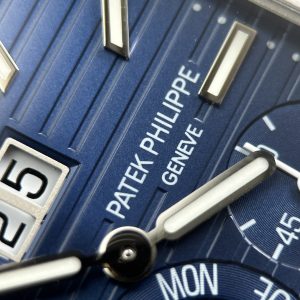 Đồng Hồ Patek Philippe Cubitus 5822P Chế Tác Mặt Xanh Dương Bộ Máy Calibre 240 Super Clone 45mm (2)