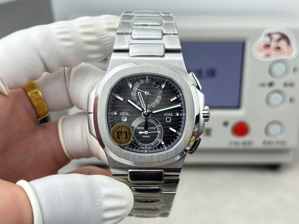 Đồng Hồ Patek Philippe Nautilus 5990 Chế Tác Mặt Xám Máy Cơ Tự Động Thụy Sỹ Nhà Máy P1 40 (3)
