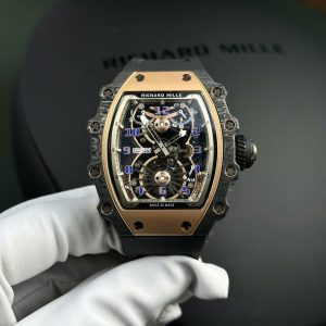 Đồng Hồ Richard Mille RM21-01 Aerodyne Replica 11 Bộ Máy Tourbillon Dây Cao Su Xưởng RM 43x51mm (2)