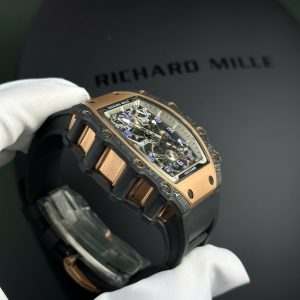 Đồng Hồ Richard Mille RM21-01 Aerodyne Replica 11 Bộ Máy Tourbillon Dây Cao Su Xưởng RM 43x51mm (2)