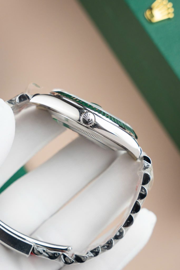 Đồng Hồ Rolex DateJust 126334 Chế Tác Mặt Xanh Lá Cây Họa Tiết Nếp Gấp Nhà Máy Clean 41mm (2)