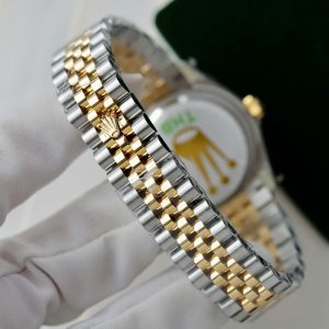 Đồng Hồ Rolex DateJust Nữ Replica 11 Mặt Vàng Máy Cơ Thụy Sỹ Nhà Máy THB 31mm (2)