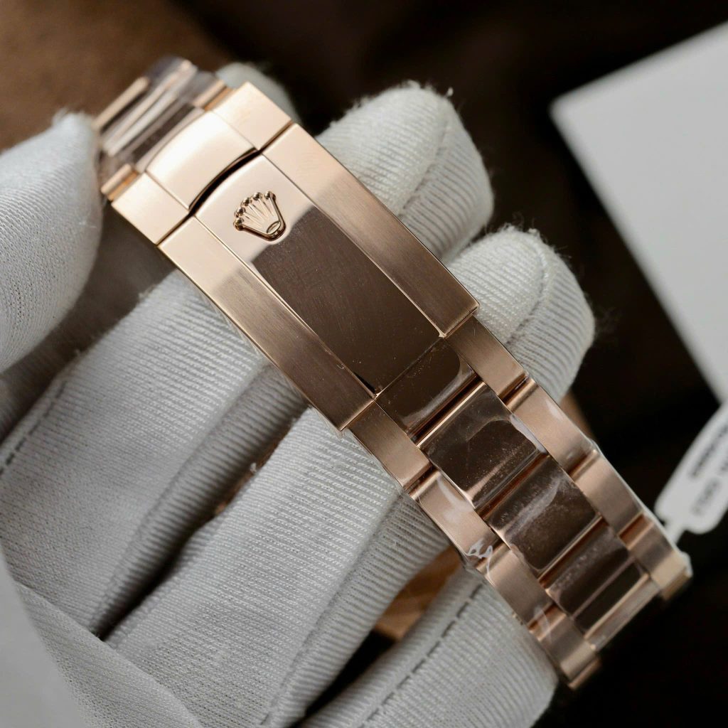 Đồng Hồ Rolex Sky-Dweller Chế Tác Mặt Nâu Bọc Vàng Thật 18K 42mm (2)