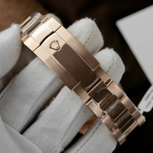 Đồng Hồ Rolex Sky-Dweller Chế Tác Mặt Nâu Bọc Vàng Thật 18K 42mm (2)