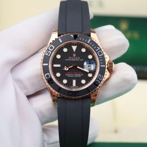 Đồng Hồ Rolex Yacht-Master 116655 Chế Tác Mặt Đen Dây Cao Su Xưởng VS 40mm (2)