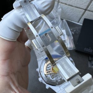 Đồng Hồ Audemars Piguet Royal Oak 26240 Chế Tác Vỏ Gốm Trắng Máy Cơ Thuỵ Sỹ Xưởng APS 41mm (1)