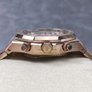 Đồng Hồ Audemars Piguet Royal Oak Chronograph 26240 Chế Tác Mặt Trắng Máy Cơ Thuỵ Sỹ Xưởng APS 41mm (1)