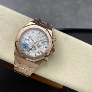 Đồng Hồ Audemars Piguet Royal Oak Chronograph 26240 Chế Tác Mặt Trắng Máy Cơ Thuỵ Sỹ Xưởng APS 41mm (1)