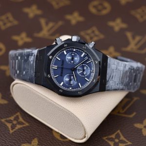 Đồng Hồ Audemars Piguet Royal Oak Chronograph 26240 Chế Tác Vỏ Gốm Mặt Xanh Than APS 41mm (2)