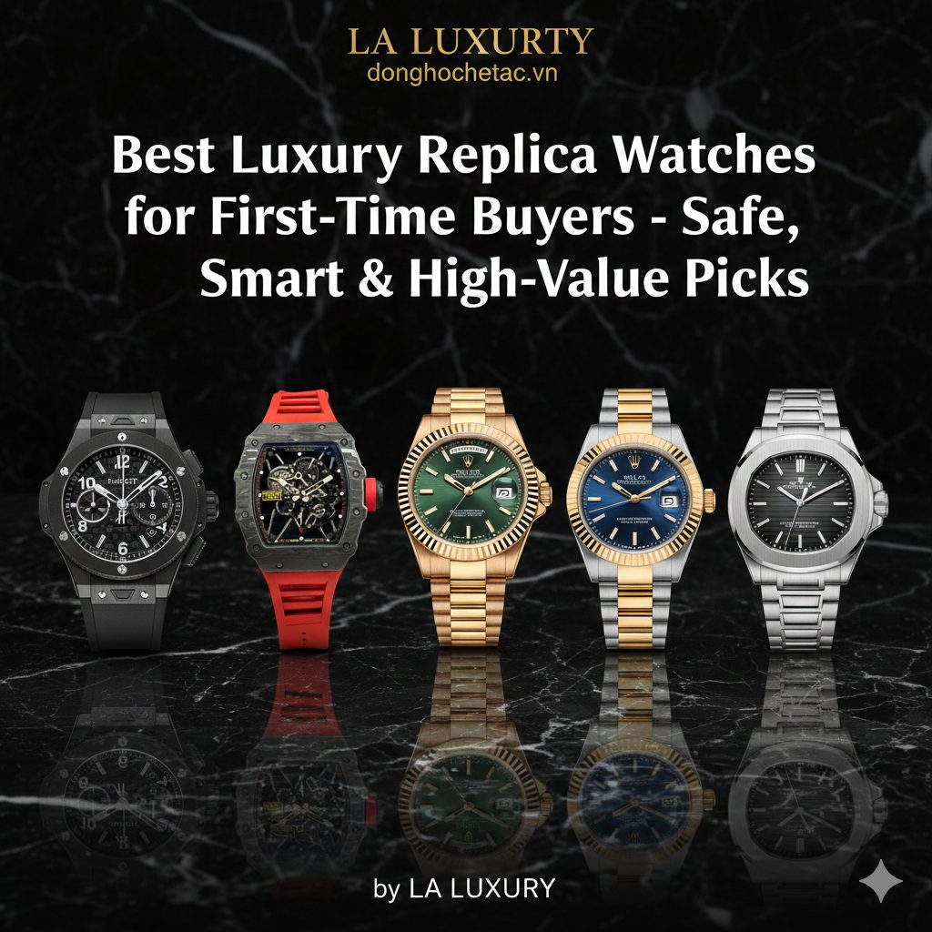 Best Luxury Replica Watches for First-Time Buyers – Safe, Smart & High-Value Picks
