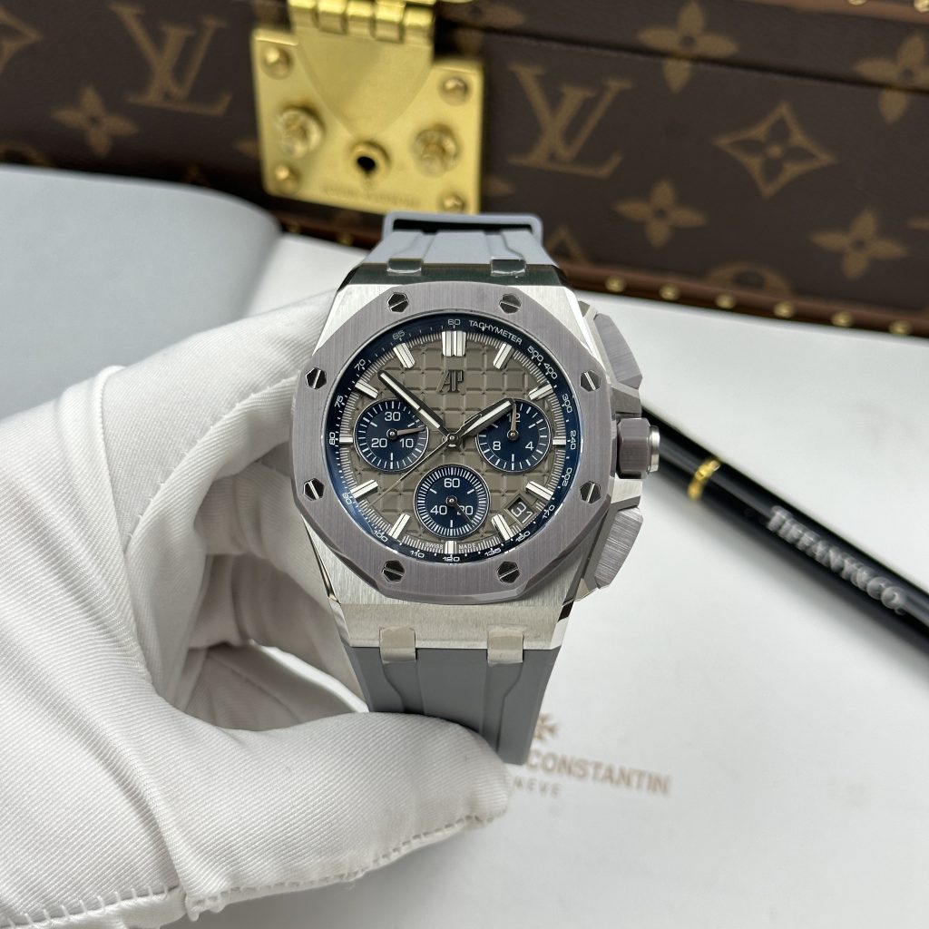 Đồng Hồ Audemars Piguet Chế Tác Royal Oak Offshore Chronograph 26420IO Màu Xám 43mm (2)