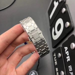 Đồng Hồ Audemars Piguet Royal Oak 15400 Chế Tác Mặt Đen Dây Kim Loại 41mm (2)