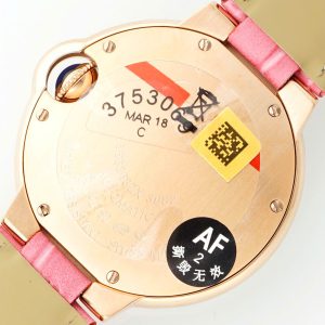 Đồng Hồ Cartier Ballon Bleu De Cartier Replica 11 Mặt Trắng Viền Đính Đá 33mm (2)