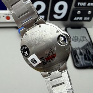 Đồng Hồ Cartier Ballon Bleu Rep 11 Nữ Mặt Hồng Máy Cơ Tự Động Xưởng AF 33mm (2)