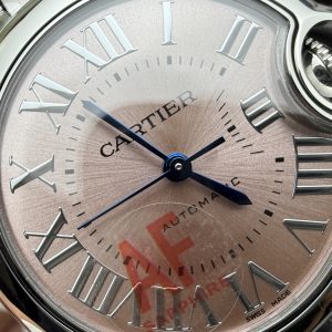 Đồng Hồ Cartier Ballon Bleu Rep 11 Nữ Mặt Hồng Máy Cơ Tự Động Xưởng AF 33mm (2)