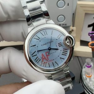 Đồng Hồ Cartier Ballon Bleu Replica 11 Nữ Mặt Xanh Băng Xưởng AF 33mm (2)