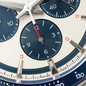 Đồng Hồ Longines Conquest Chế Tác Mặt Trắng Viền Xanh Dương Nhà Máy AF 42mm (2)