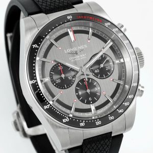 Đồng Hồ Longines Conquest Chế Tác Mặt Xám Dây Cao Su Nhà Máy AF 42mm (2)