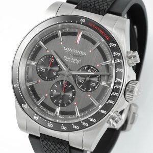 Đồng Hồ Longines Conquest Chế Tác Mặt Xám Dây Cao Su Nhà Máy AF 42mm (2)