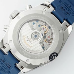Đồng Hồ Longines Conquest Rep 11 Dây Cao Su Màu Xanh Dương Nhà Máy AF 42mm (2)