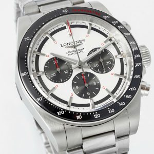 Đồng Hồ Longines Conquest Rep 11 Mặt Trắng Dây Kim Loại Nhà Máy AF 42mm (2)