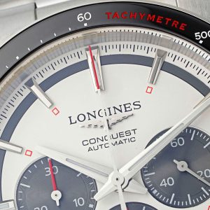 Đồng Hồ Longines Conquest Rep 11 Mặt Trắng Dây Kim Loại Nhà Máy AF 42mm (2)