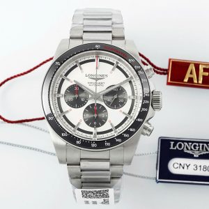 Đồng Hồ Longines Conquest Rep 11 Mặt Trắng Dây Kim Loại Nhà Máy AF 42mm (2)