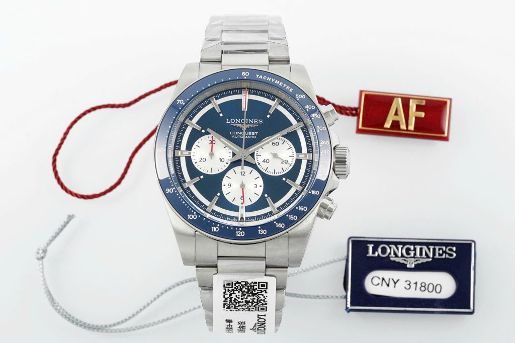 Đồng Hồ Longines Conquest Rep 11 Mặt Xanh Dương Máy Cơ Thuỵ Sỹ Nhà Máy AF 42mm (2)