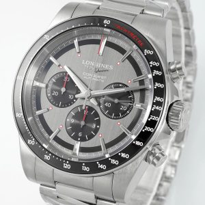 Đồng Hồ Longines Conquest Replica 11 Mặt Xám Dây Kim Loại Nhà Máy AF 42mm (2)