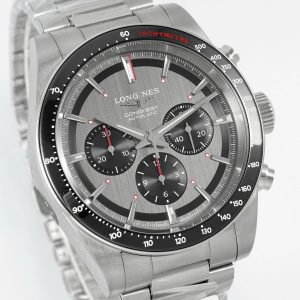 Đồng Hồ Longines Conquest Replica 11 Mặt Xám Dây Kim Loại Nhà Máy AF 42mm (2)