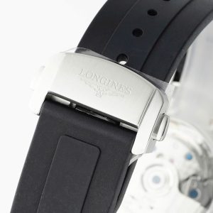 Đồng Hồ Longines Conquest Replica 11 Màu Den Dây Cao Su Nhà Máy AF 42mm (1)