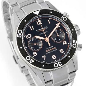 Đồng Hồ Longines Spirit Rep Cao Cấp Mặt Đen Máy Cơ Thuỵ Sỹ 42mm (2)