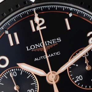 Đồng Hồ Longines Spirit Rep Cao Cấp Mặt Đen Máy Cơ Thuỵ Sỹ 42mm (2)
