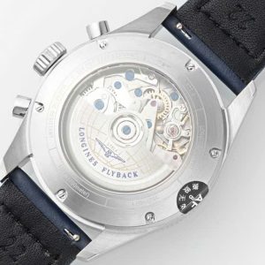 Đồng Hồ Longines Spirit Replica 11 Mặt Xanh Dương Dây Da 42mm (2)