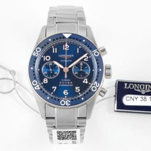 Đồng Hồ Longines Spirit Replica 11 Mặt Xanh Dương Máy Cơ Thuỵ Sỹ 42mm (2)