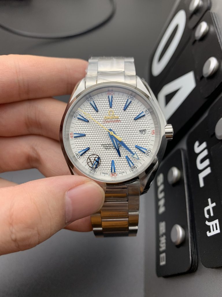Đồng Hồ Nam Omega Seamaster Aqua Terra Ryder Cup Replica 11 Mặt Trắng Dây Kim Loại Xưởng VS 41 (2)