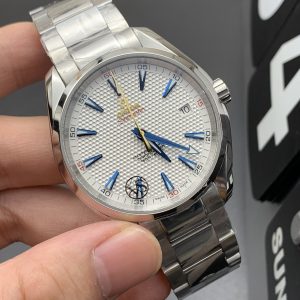 Đồng Hồ Nam Omega Seamaster Aqua Terra Ryder Cup Replica 11 Mặt Trắng Dây Kim Loại Xưởng VS 41 (2)