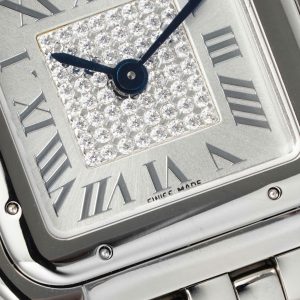 Đồng Hồ Nữ Cartier Panthere Replica 11 Mặt Số Đính Đá Dây Kim Loại 22x30mm (2)
