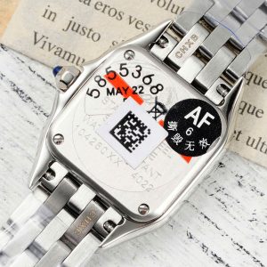 Đồng Hồ Nữ Cartier Panthere Replica 11 Mặt Số Đính Đá Dây Kim Loại 22x30mm (2)