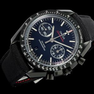 Đồng Hồ Omega Chế Tác Speedmaster Co-Axial Chronograph Vỏ Gốm Đen Dây Vải 44mm (2)