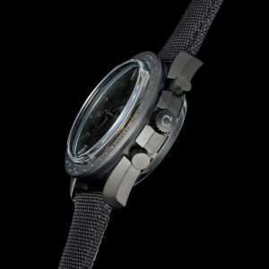 Đồng Hồ Omega Replica 11 SpeedMaster Dark Side Of The Moon Vỏ Gốm Đen Dây Vải 44mm (2)