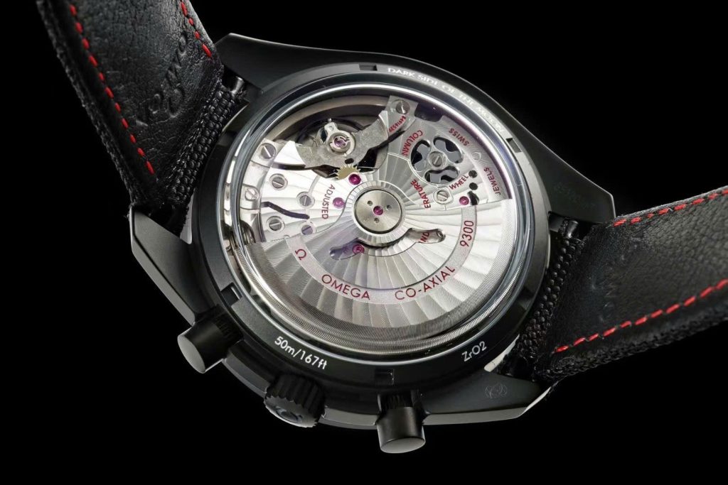 Đồng Hồ Omega Replica 11 SpeedMaster Dark Side Of The Moon Vỏ Gốm Đen Dây Vải 44mm (2)