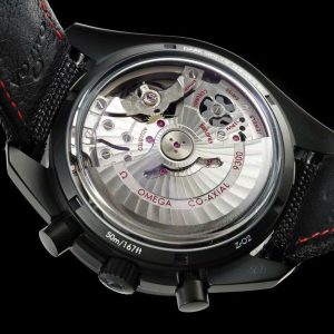 Đồng Hồ Omega Replica 11 SpeedMaster Dark Side Of The Moon Vỏ Gốm Đen Dây Vải 44mm (2)