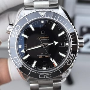 Đồng Hồ Omega Seamaster Planet Ocean 600M Master Chronometer Rep Cao Cấp Mặt Đen 43 (1)