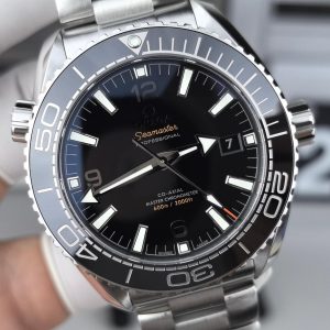 Đồng Hồ Omega Seamaster Planet Ocean 600M Master Chronometer Rep Cao Cấp Mặt Đen 43 (1)