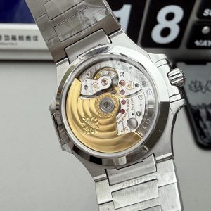 Đồng Hồ Patek Philippe Nautilus 5723 Replica 11 Mặt Trắng Viền Đính Đá CZ Baguette GRF 40mm (1)