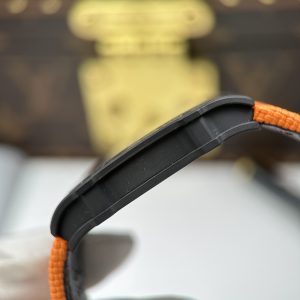 Đồng Hồ Richard Mille RM 67-02 McLaren Lando Norris Replica 11 Vỏ Carbon Siêu Nhẹ Dây Vải Màu Cam 38.7x47 (2)