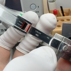 Đồng Hồ Rolex DateJust Replica 11 Mặt Bạc Viền Đính Đá CZ Nhà Máy GS 31mm (1)